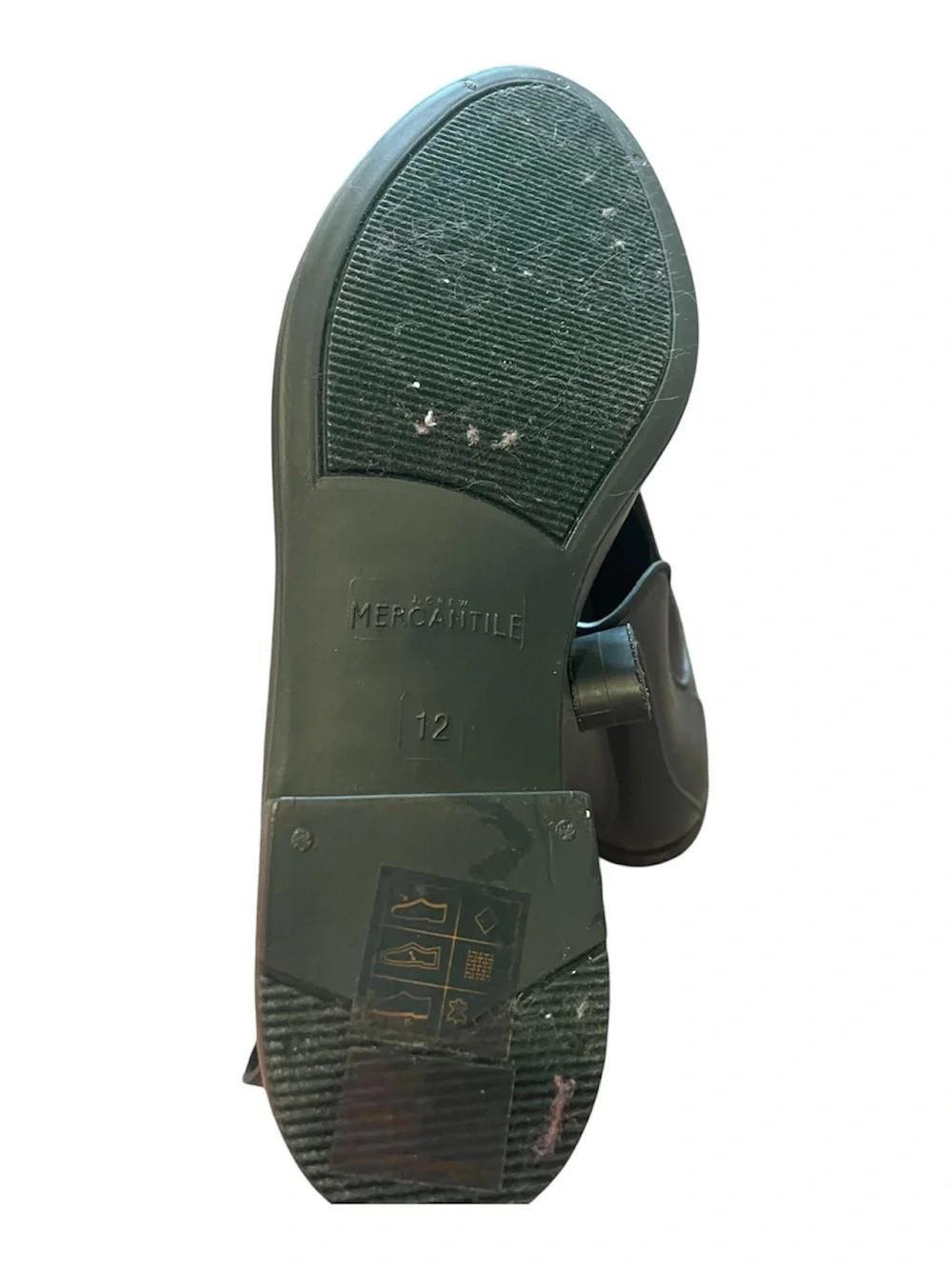 J. Crew Dark Green Chelsea Rain Boot